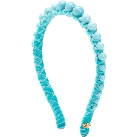 LELE SADOUGHI Graduated Stone Bead Headband - Pacific Sky - Picture 12 of 12